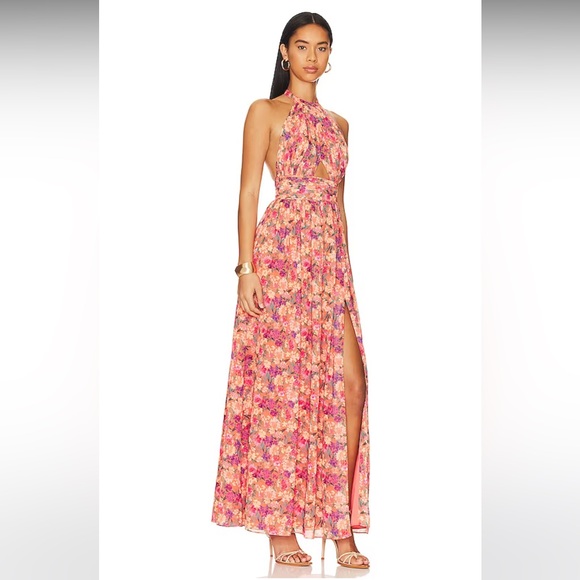 Lovers and Friends Hazel Gown in Impressionist Floral - Revolve - Picture 3 of 5